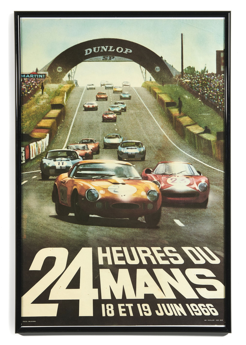 24 Heures du Mans 1966 et 1967  Deux affiches -sans réserve-no reserve