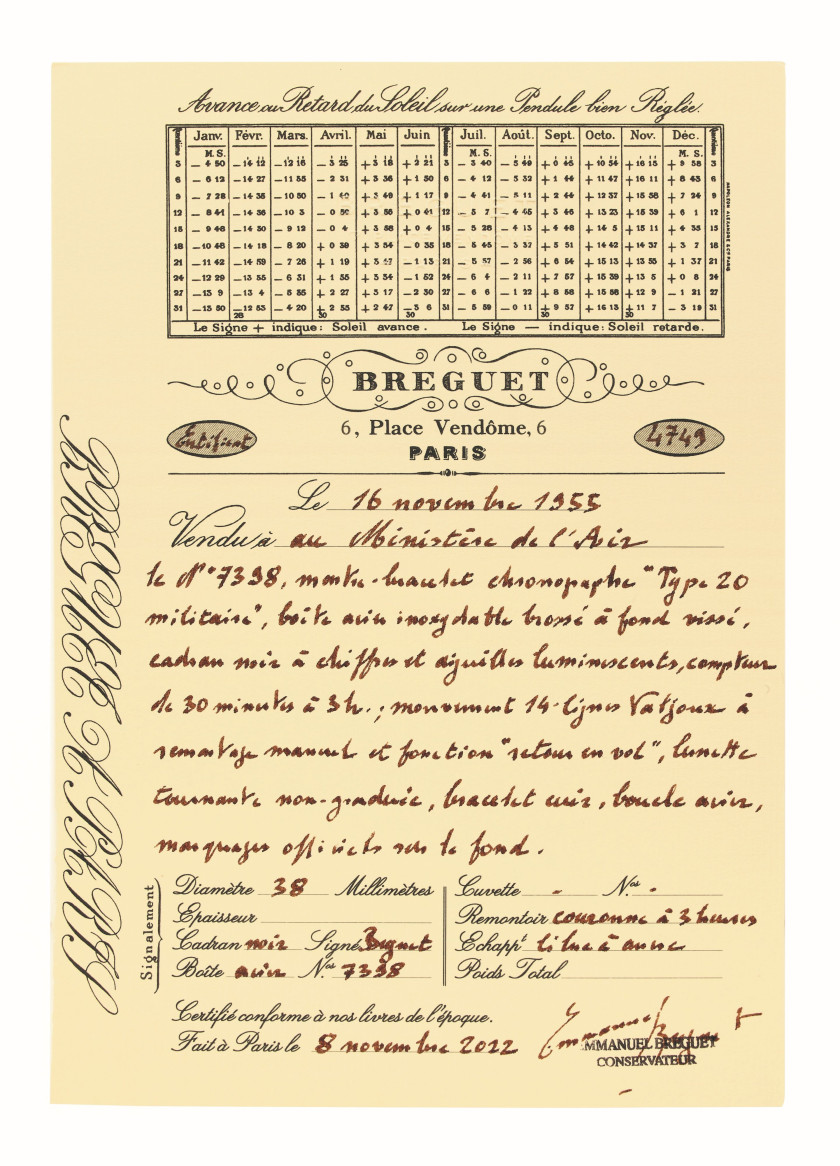 BREGUET  Type 20, n° 7398 / 17130