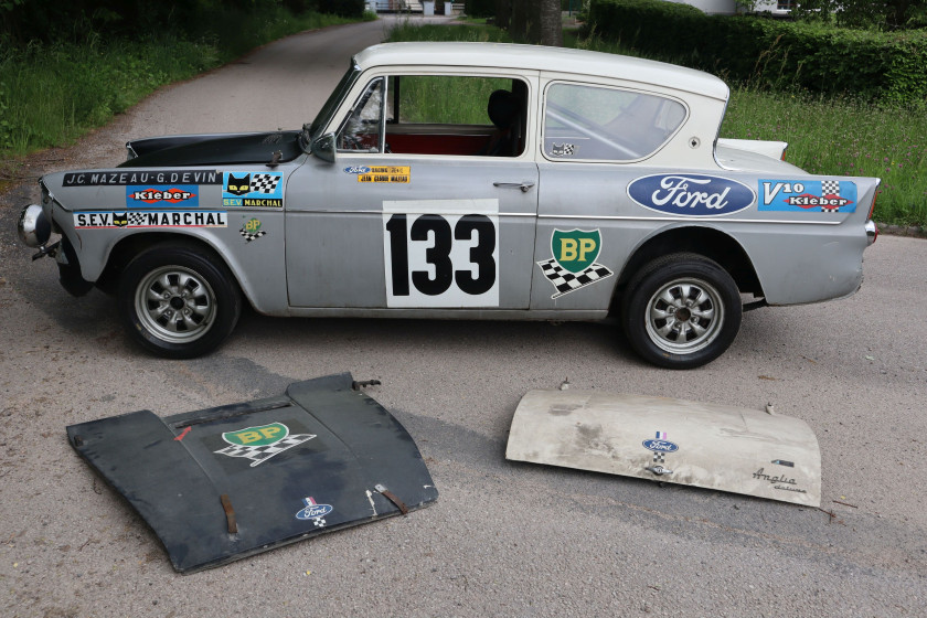 1961 Ford Anglia ex-écurie Ford France  No reserve