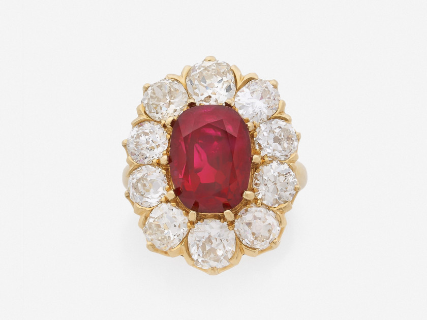 GUILLEMIN & SOULAINE  Bague marguerite