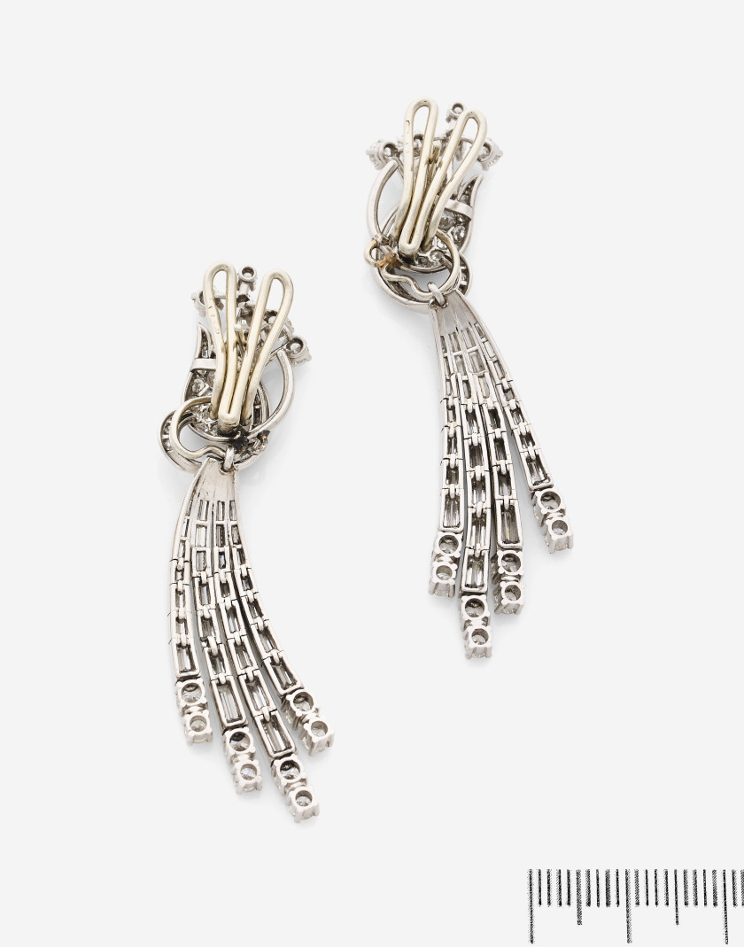 Paire de pendants d'oreilles