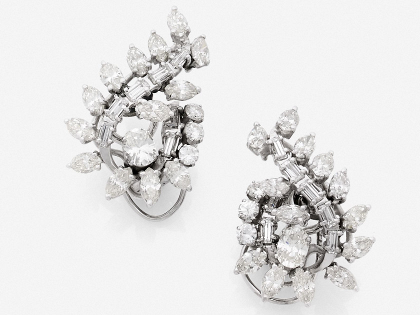 Paire de pendants d'oreilles