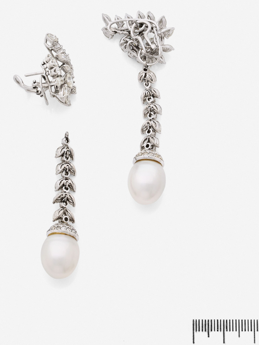 Paire de pendants d'oreilles