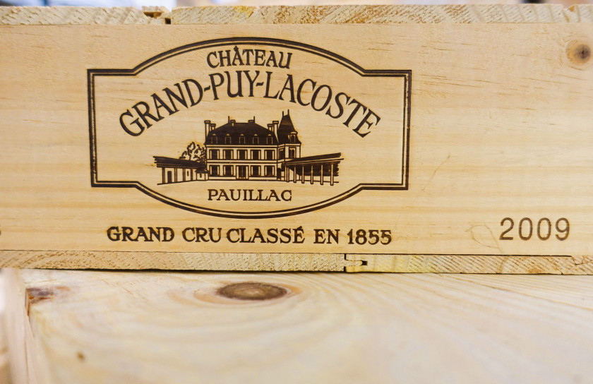 6 bouteilles CHÂTEAU GRAND PUY LACOSTE 2009 5è GC Pauillac