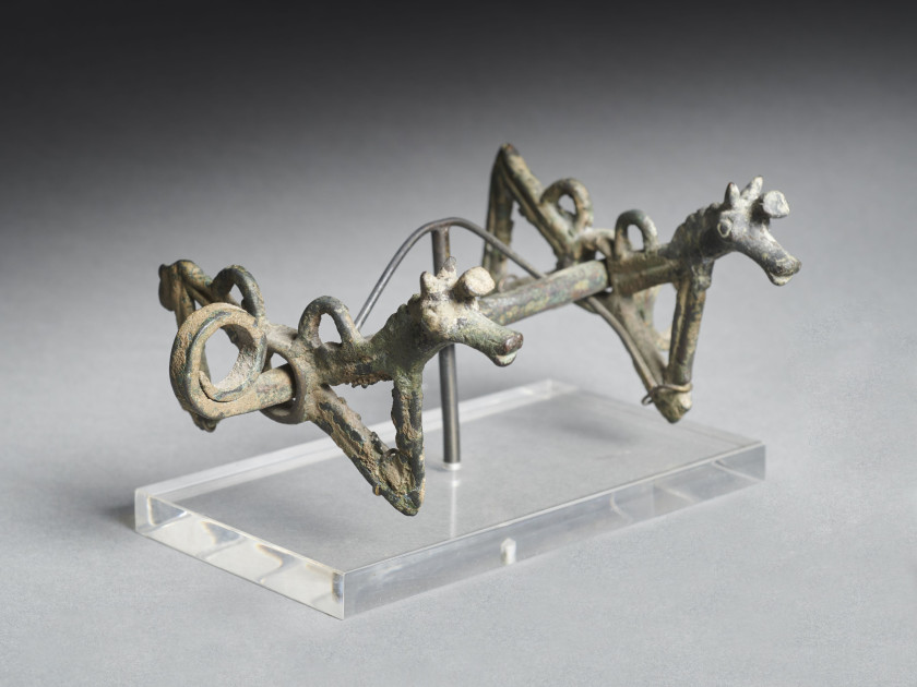 MORS AUX CHEVAUX EN BRONZE  Luristan, vers le VIIIe siècle av. J.-C.