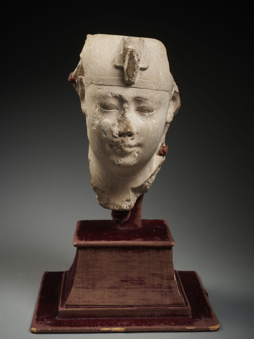 MODÈLE DE SCULPTEUR EN CALCAIRE  Art égyptien, époque ptolémaïque, 332-30 av. J.-C.