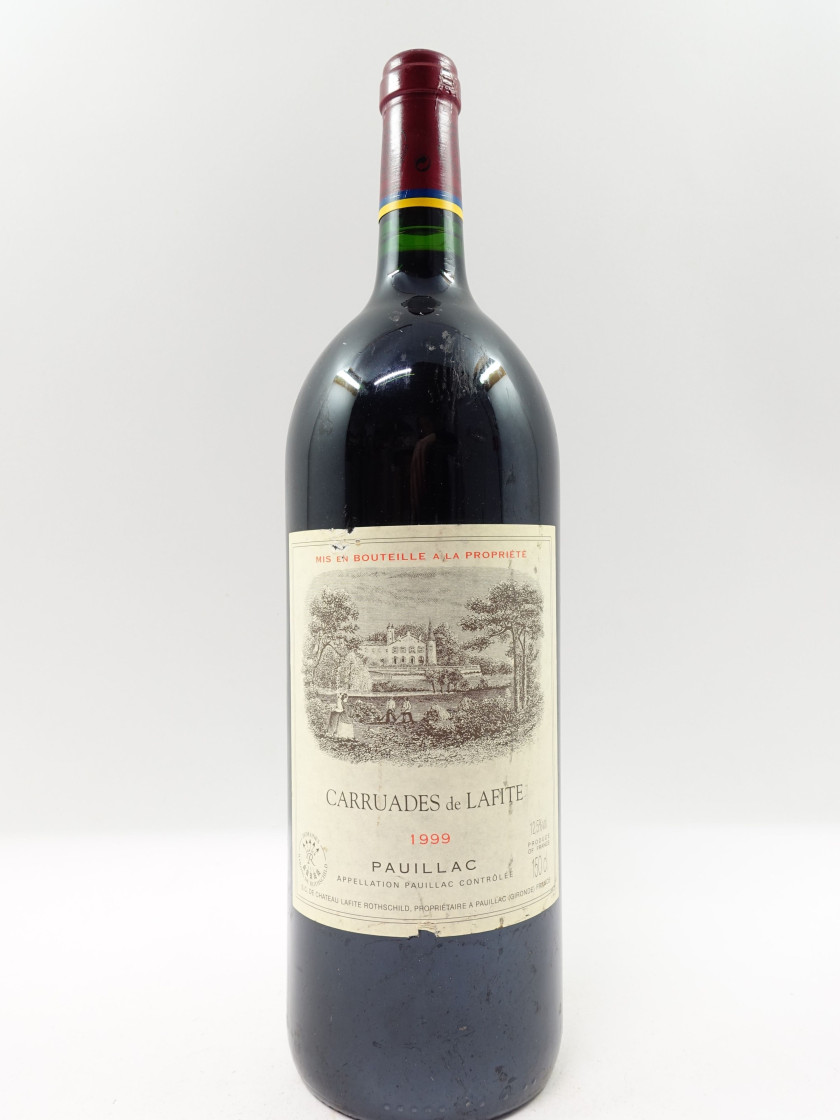 1 magnum CARRUADES DE LAFITE 1999 Pauillac (étiquette abimée