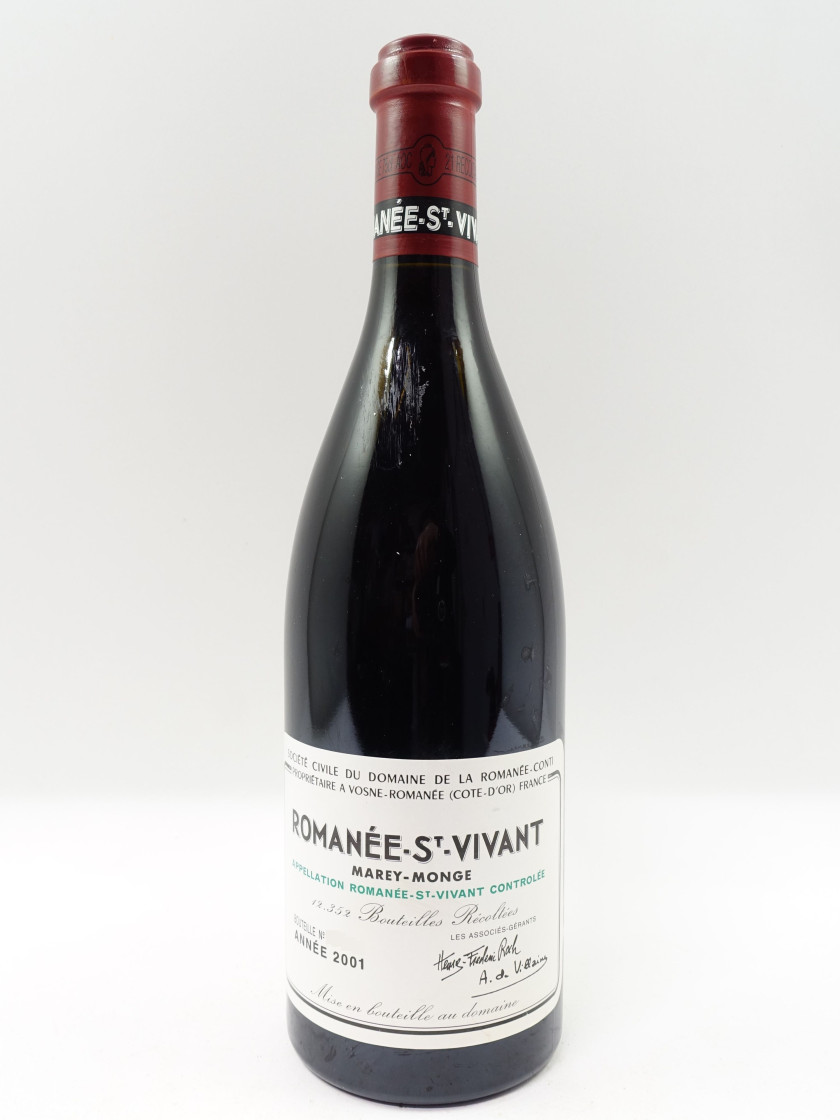 1 bouteille ROMANEE SAINT VIVANT 2001 Grand Cru