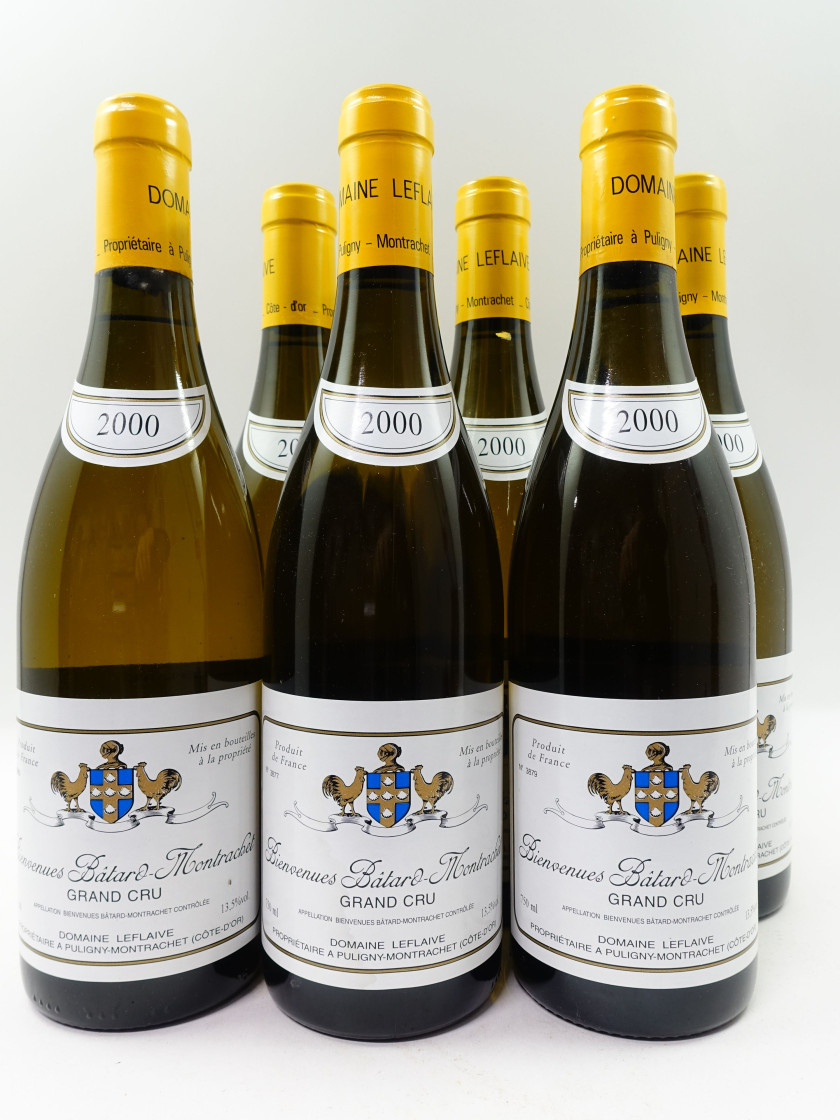 6 bouteilles BIENVENUES BATARD MONTRACHET 2000 Grand Cru