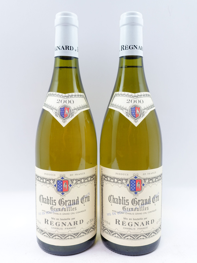 12 bouteilles CHABLIS 2000 Grand Cru Grenouilles