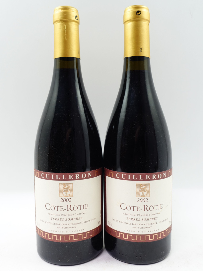 12 bouteilles COTE ROTIE 2002 Terres Sombres