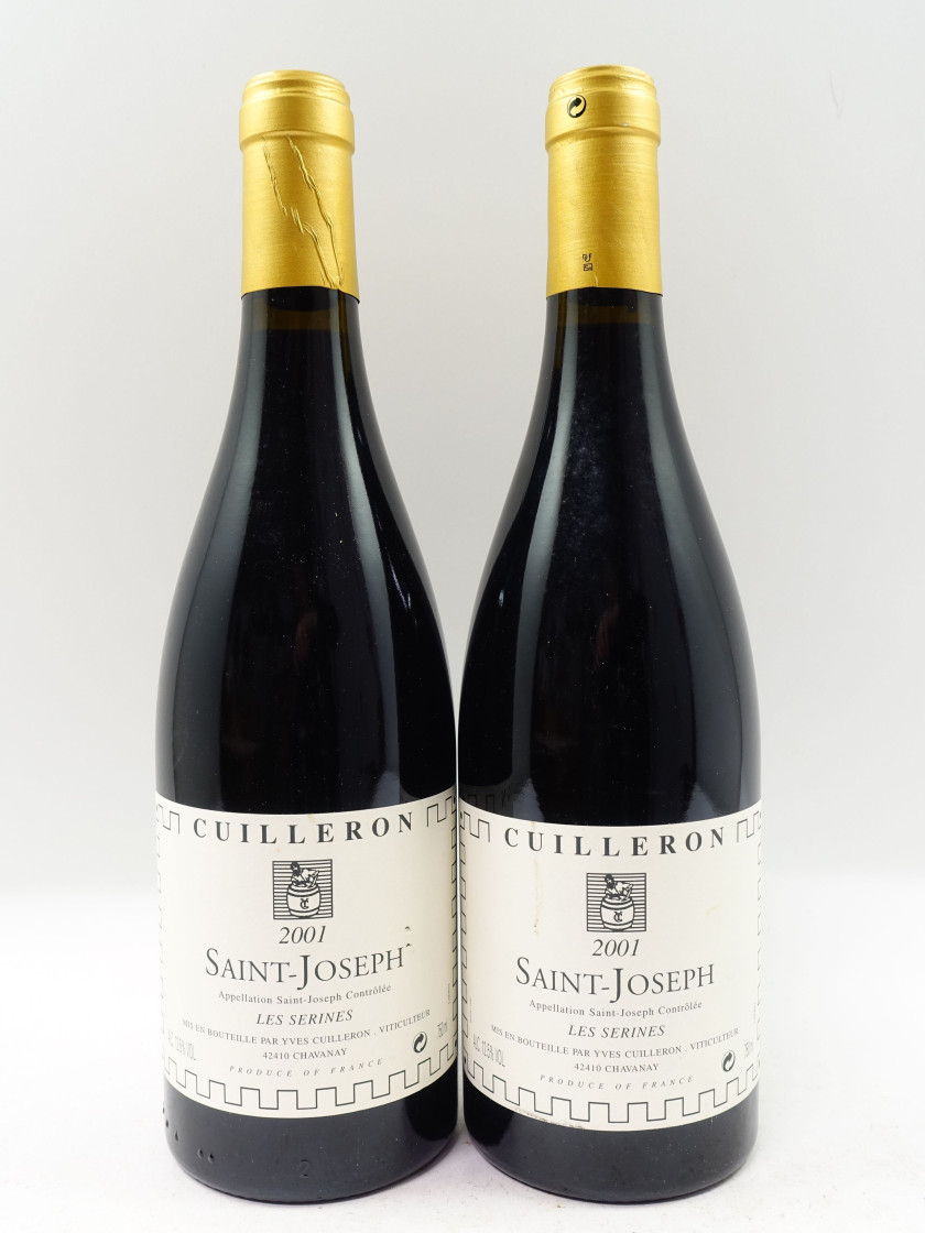 12 bouteilles SAINT JOSEPH 2001 Les Serines