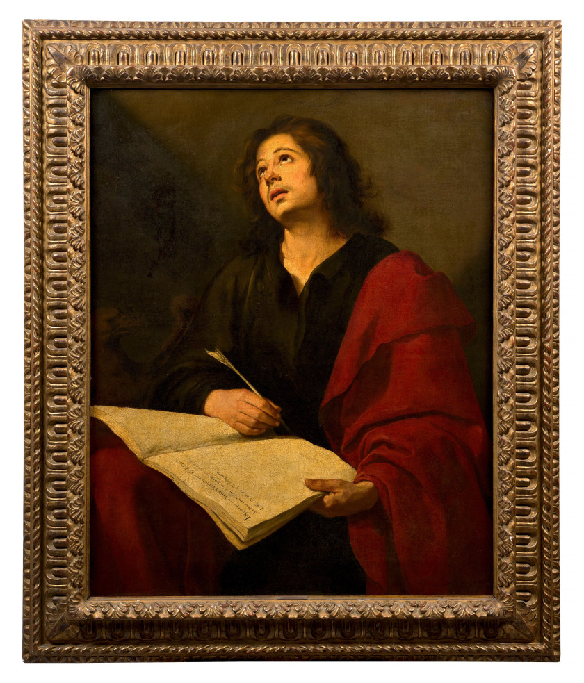 Bartolomé Esteban MURILLO Séville, 1617 - 1682 Saint Jean l'Evangéliste Toile