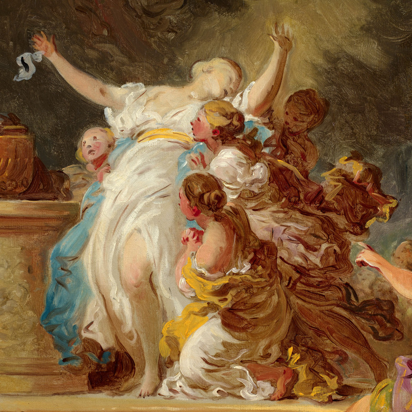 Jean-Honoré FRAGONARD Grasse, 1732 - Paris, 1806 Un sacrifice antique, dit Le sacrifice au Minotaure Toile