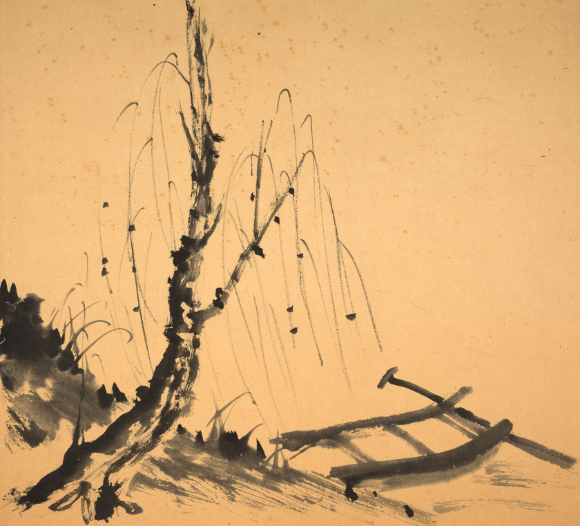 MA GONGYU (1890-1969) Douze peintures à l'encre sur papier