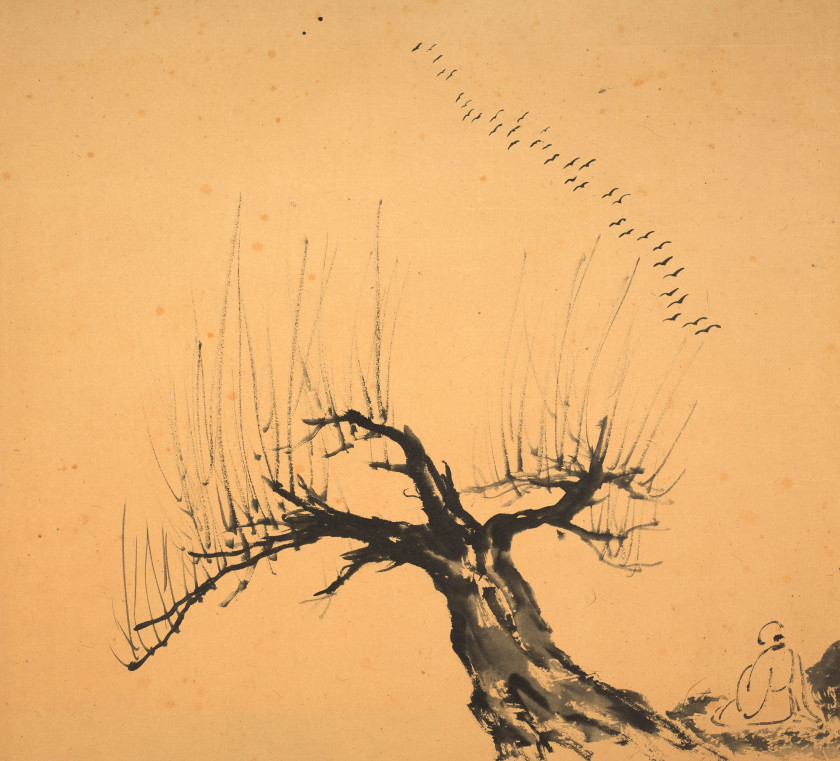 MA GONGYU (1890-1969) Douze peintures à l'encre sur papier