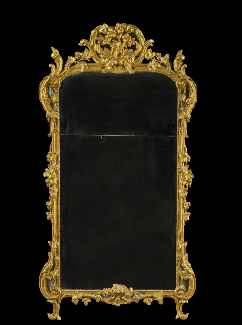 MIROIR D'ÉPOQUE LOUIS XV