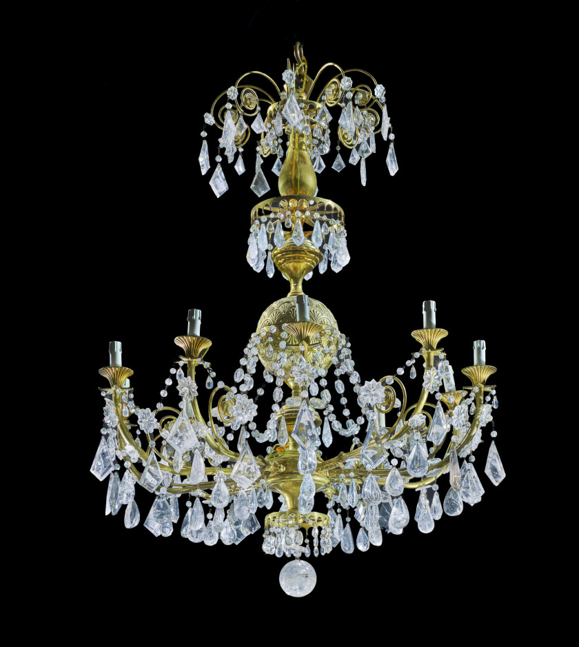 PAIRE DE LUSTRES DE STYLE DIRECTOIRE