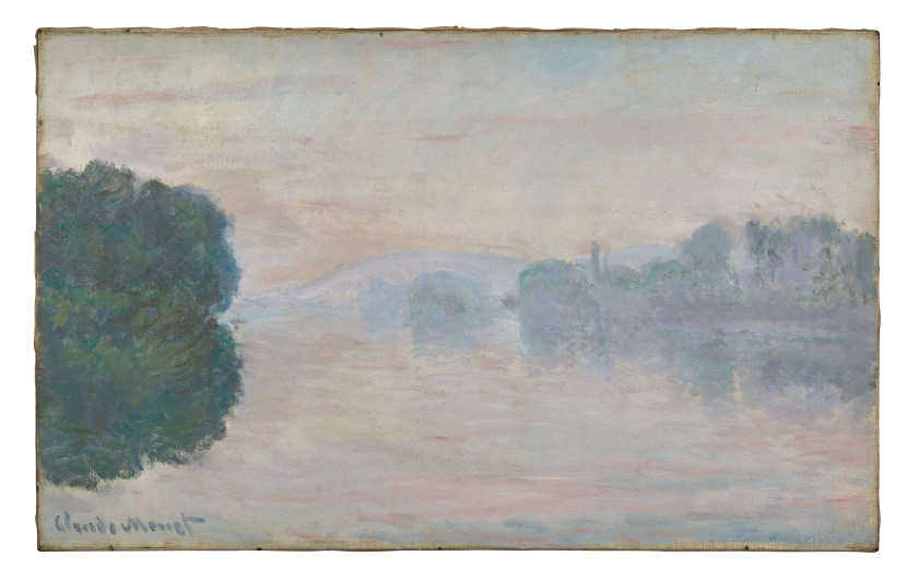 Claude MONET 1840-1926 La Seine dans la brume - 1894 Huile sur toile