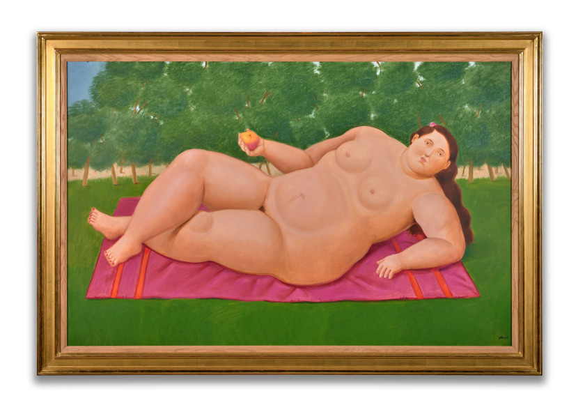 Fernando BOTERO 1932 - 2023 Eva - 2017 Huile sur toile