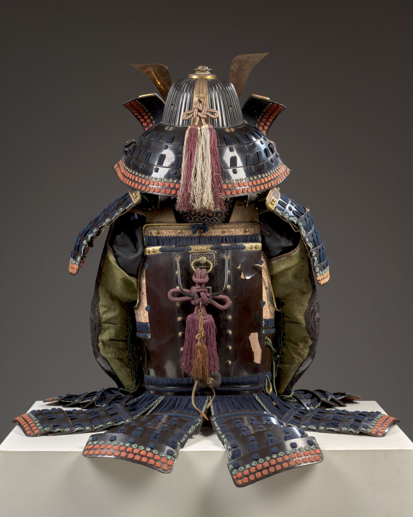 ARMURE, SUJIBACHI-KABUTO ET MENPO, Japon, époque Edo, XIXe siècle