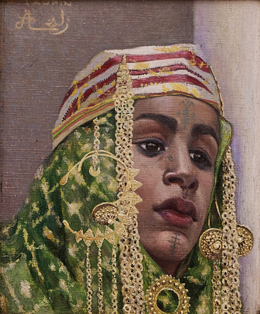 Jules TAUPIN 1863-1932 Zoulikha Huile sur toile