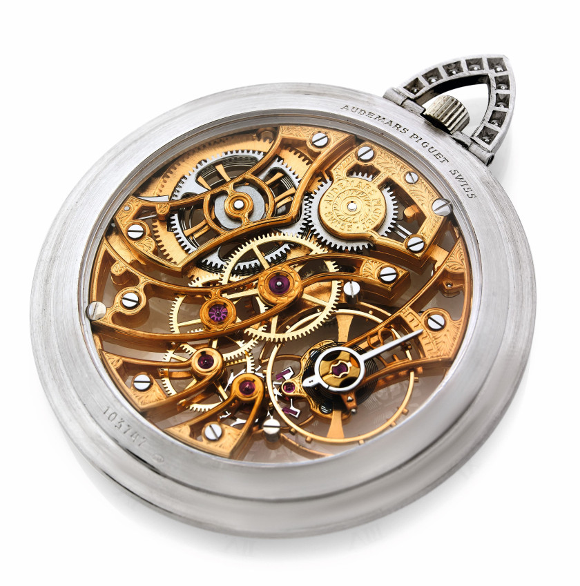 AUDEMARS PIGUET  "Lépine Squelette", ref. 5656BC, n° 154066 / 103747
