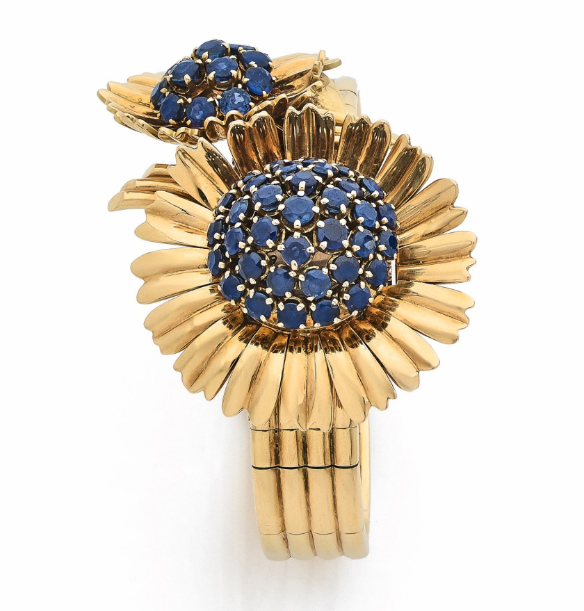 VAN CLEEF & ARPELS  "Montre Fleur", n° 2167CS / 10734.6