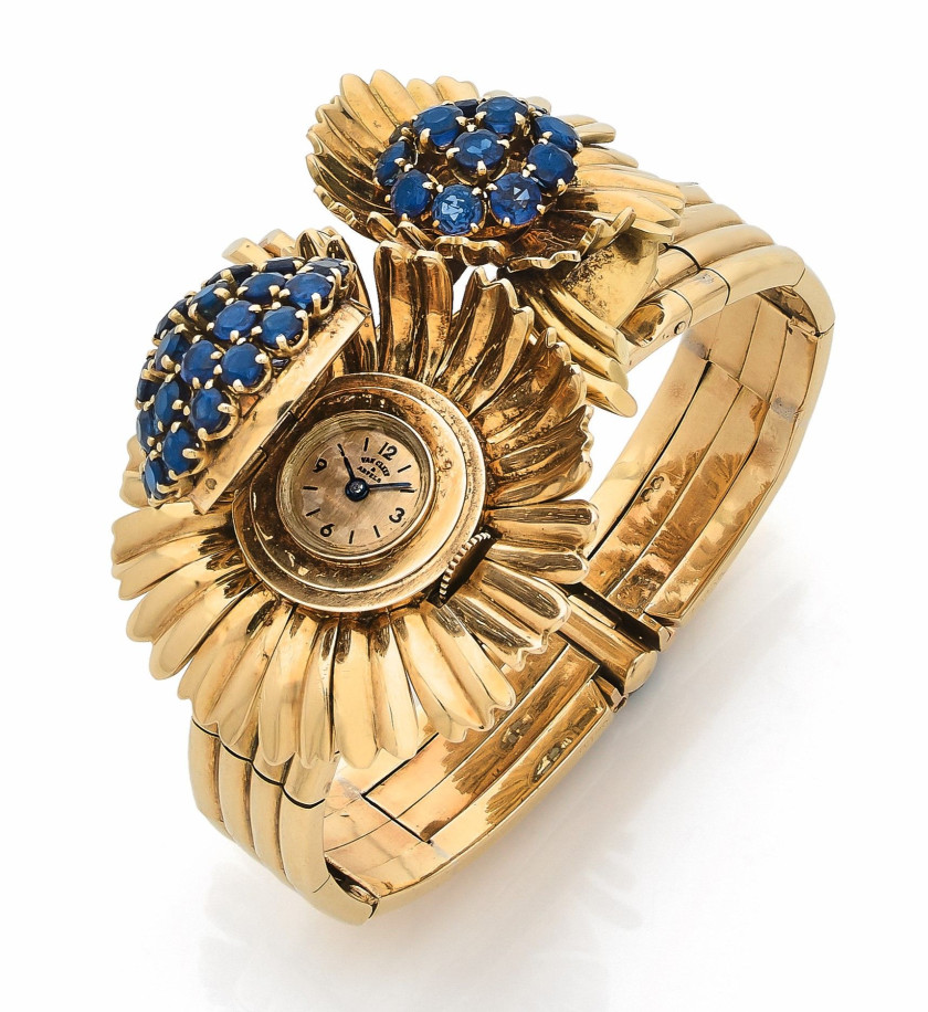 VAN CLEEF & ARPELS  "Montre Fleur", n° 2167CS / 10734.6