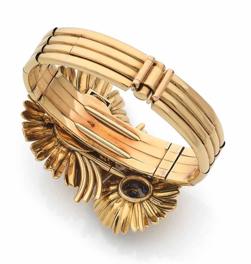 VAN CLEEF & ARPELS  "Montre Fleur", n° 2167CS / 10734.6