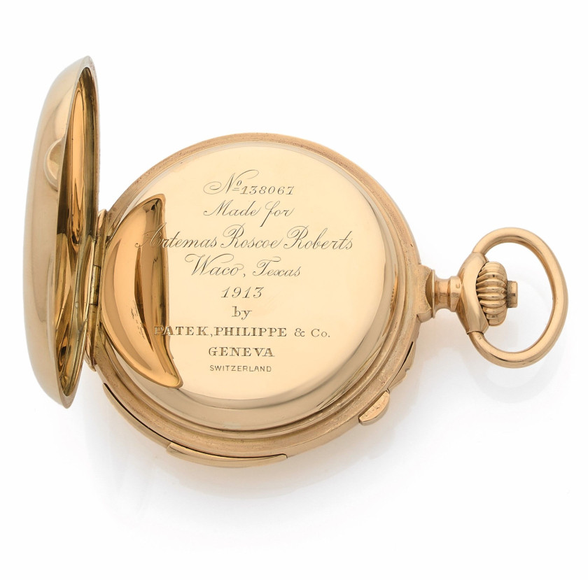 PATEK PHILIPPE  "Artemas Roscoe Roberts", n° 258117 / 138067