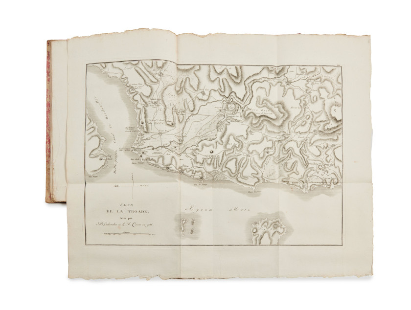 LECHEVALIER (Jean Baptiste)  Voyage de la Troade, fait dans les années 1785 et 1786.  Paris, Dentu, an X – 1802.