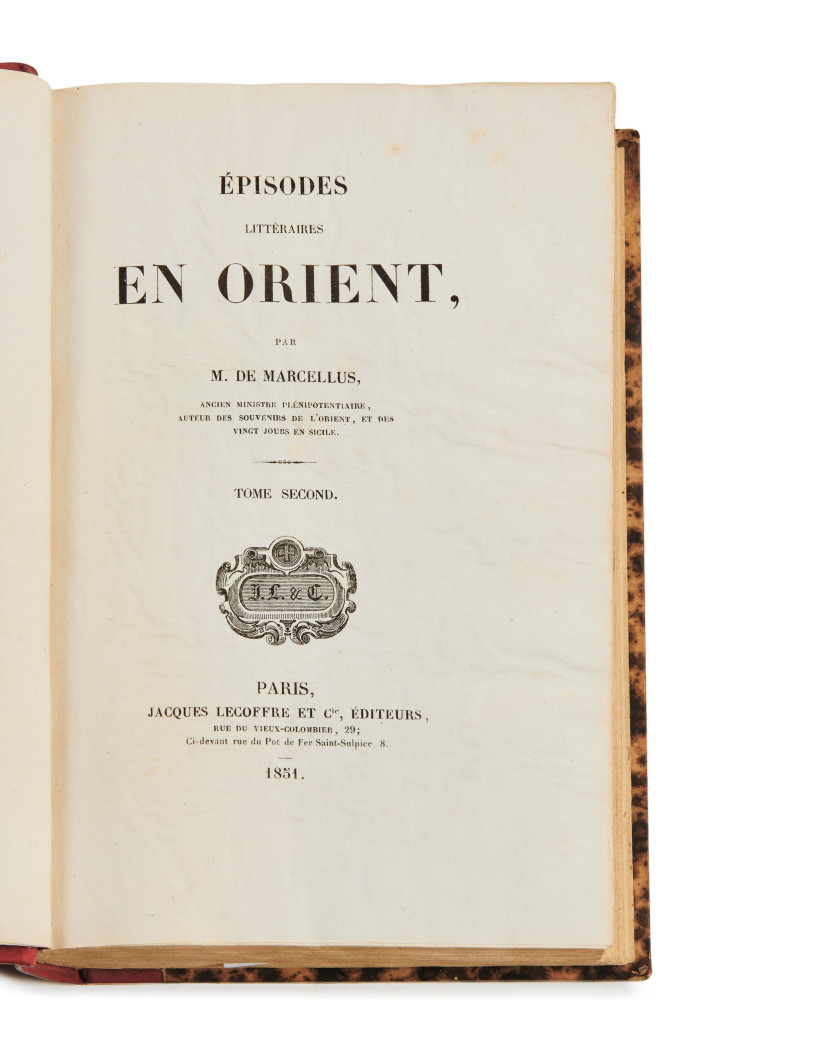 MARCELLUS (Lodoïs de Martin du Tyrac, vicomte de)  Épisodes en Orient.– Chants du peuple en Grèce.– Politique de la Restauration en...