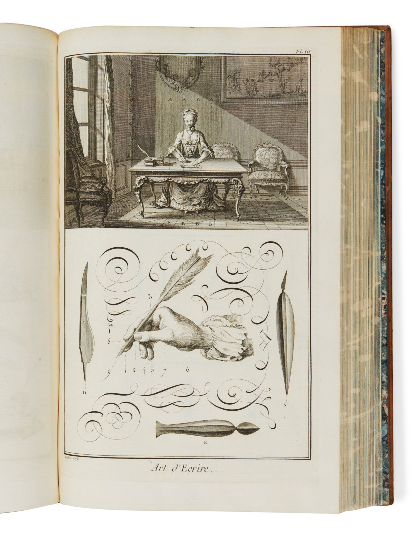 DIDEROT (Denis), ALEMBERT (d’)  Encyclopédie, ou Dictionnaire raisonné des sciences, des arts et des métiers.  Paris, Briasson, Davi...