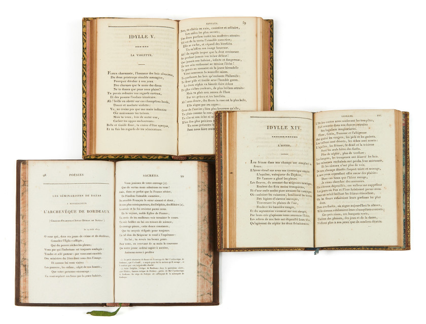 MARCELLUS (Marie-Louis Auguste, comte de et Lodoïs de Martin du Tyrac, vicomte de)  Ensemble d’œuvres littéraires et de voyages.