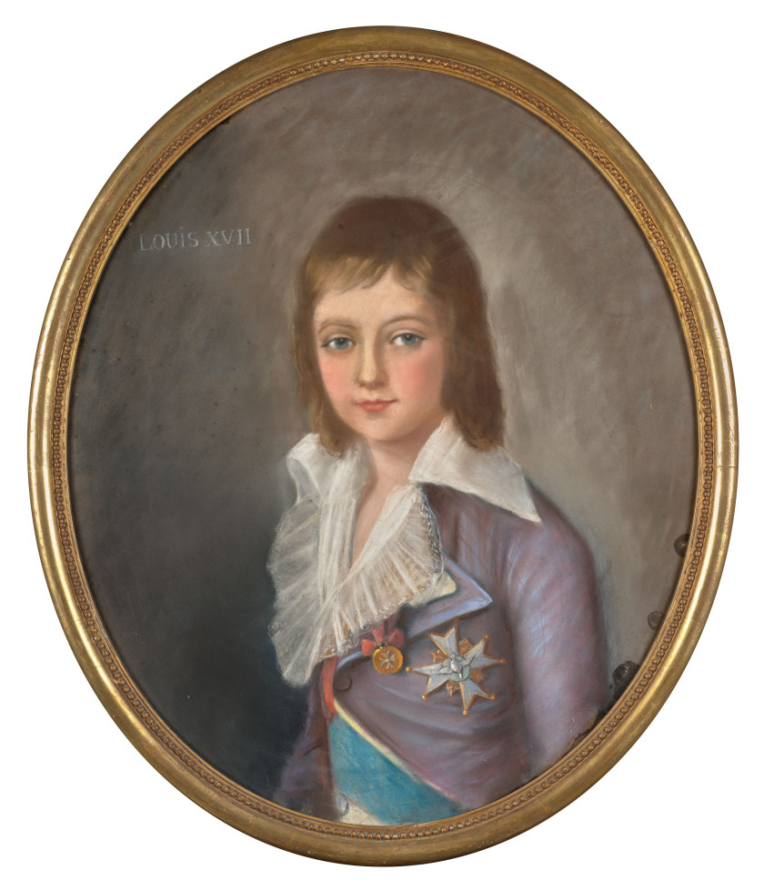 École française de la fin du XIXe siècle D'après Alexandre Kucharski Portrait de Louis-Charles de France, futur Louis XVII (1785-179..