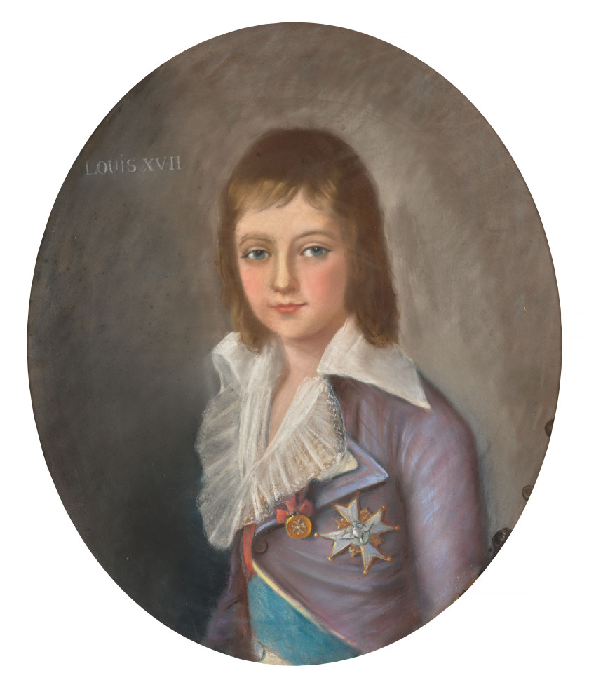 École française de la fin du XIXe siècle D'après Alexandre Kucharski Portrait de Louis-Charles de France, futur Louis XVII (1785-179..