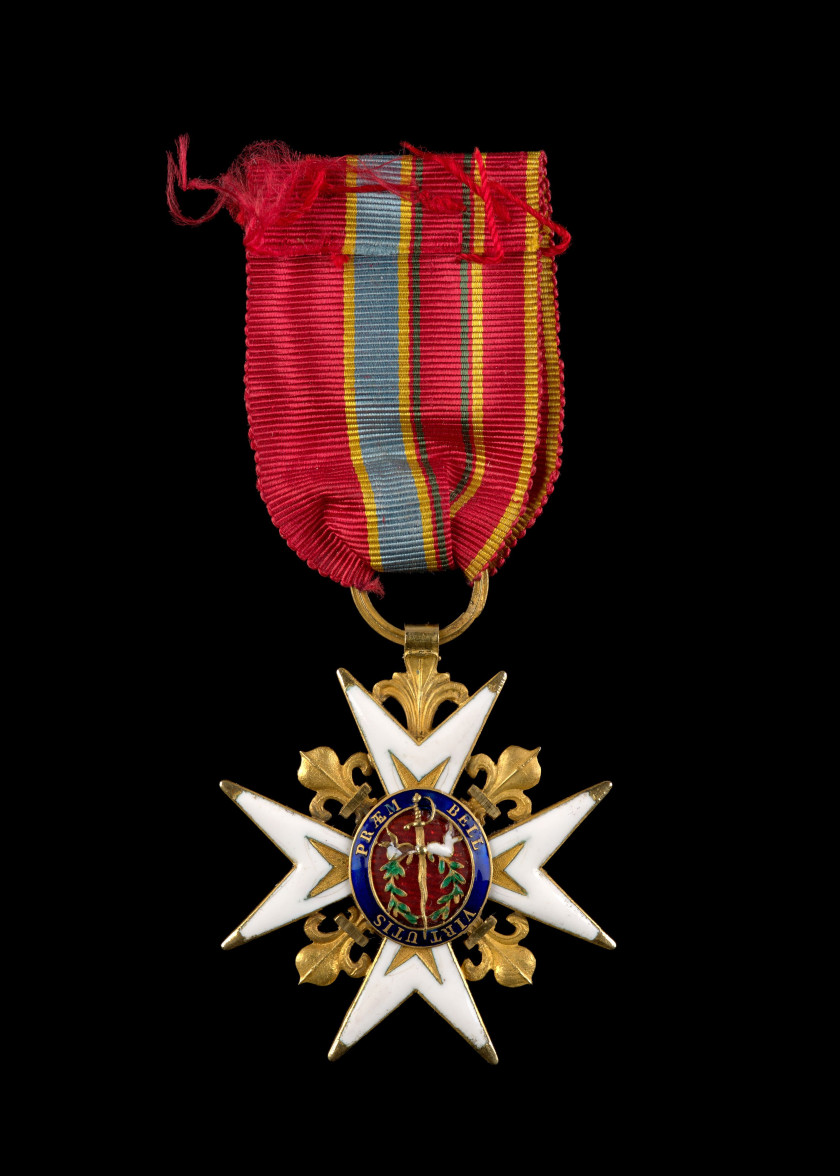 FRANCE  ORDRE ROYAL ET MILITAIRE DE SAINT-LOUIS    Croix de chevalier d'époque Restauration