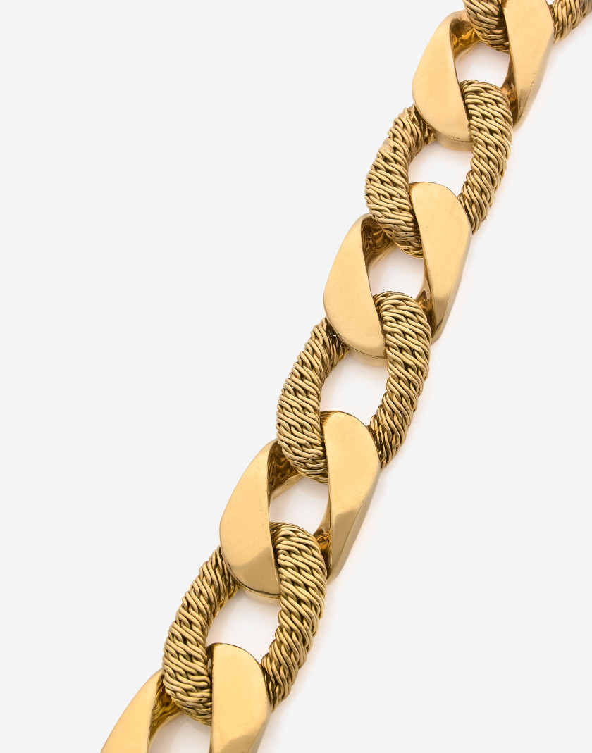 Georges LENFANT  Bracelet gourmette