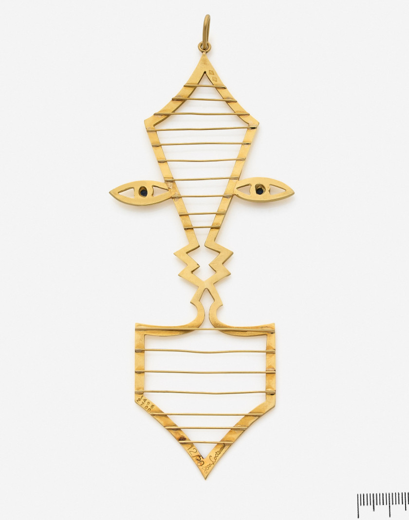 Jean COCTEAU (1889-1963)  Pendentif "Monsieur Abeille"