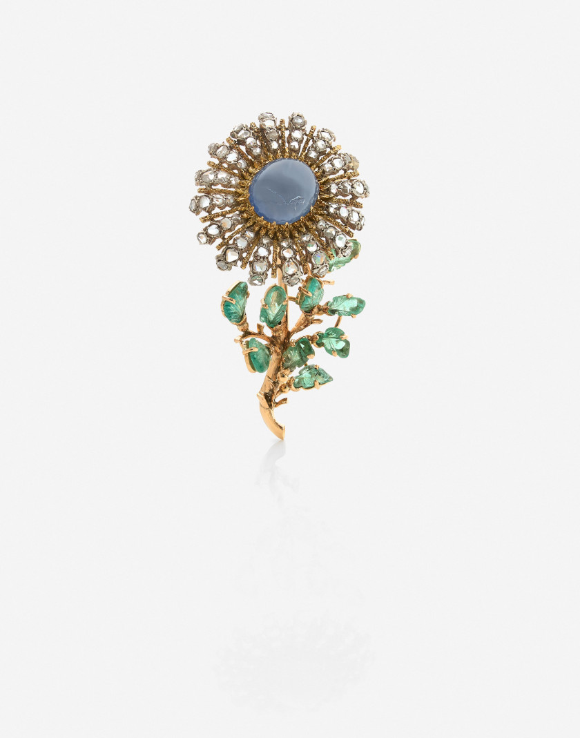 BUCCELLATI  Broche fleur