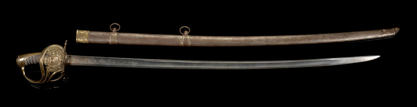 SABRE DE GARDE DU CORPS DU ROI, 2e MODÈLE, D'ÉPOQUE RESTAURATION