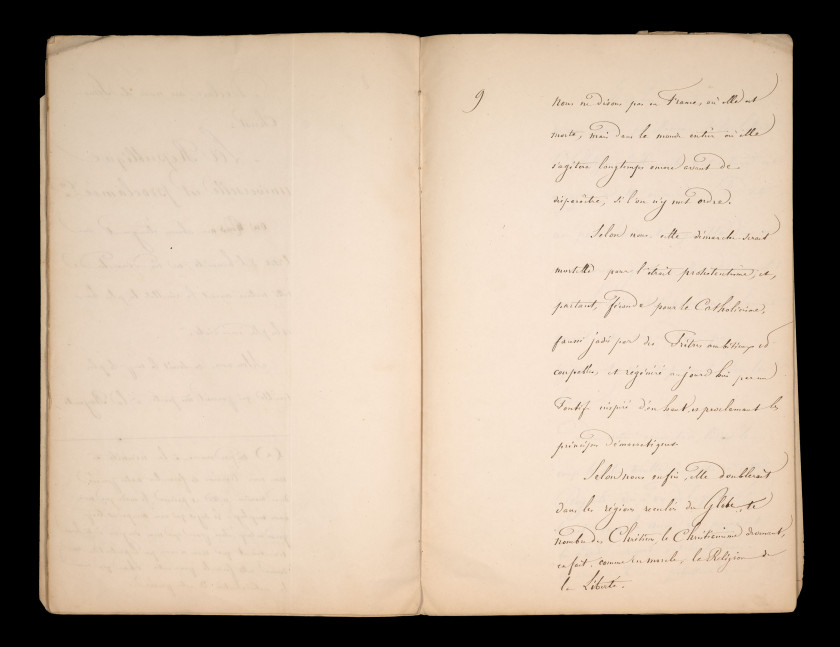 JUNOT D’ABRANTÈS (Louis Napoléon)  Mémoires sur nos rapports avec le Saint-Siège.  Paris, 10 mars 1848.