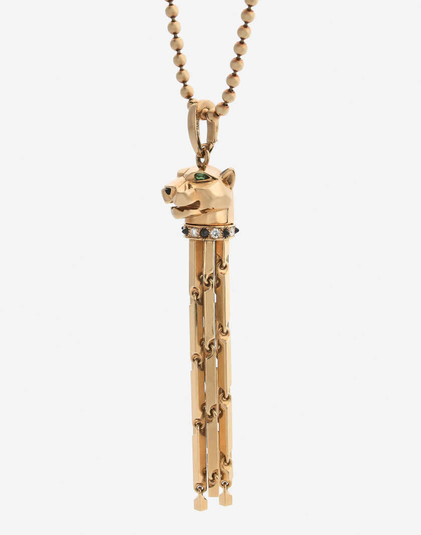 CARTIER  Collier pendentif "Panthère de Cartier"