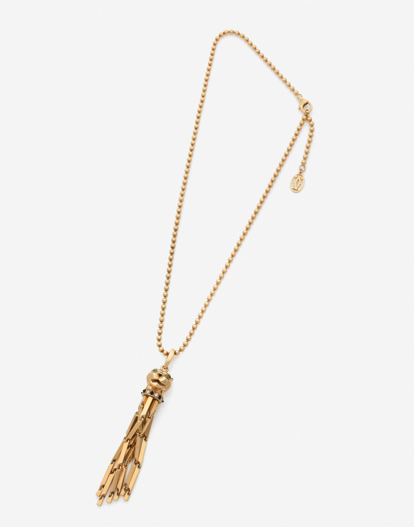 CARTIER  Collier pendentif "Panthère de Cartier"