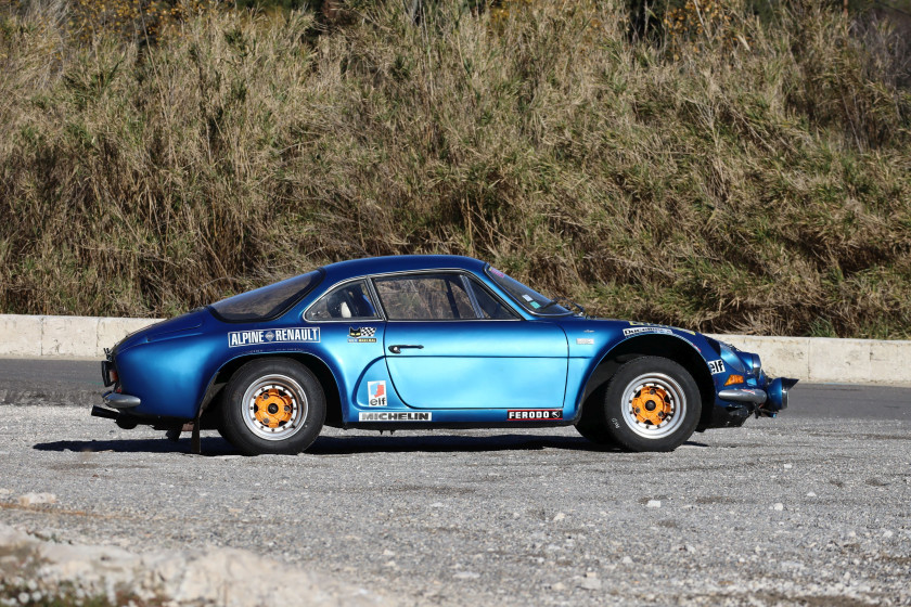 1970 Alpine A110 1600S modifiée groupe 4  No reserve