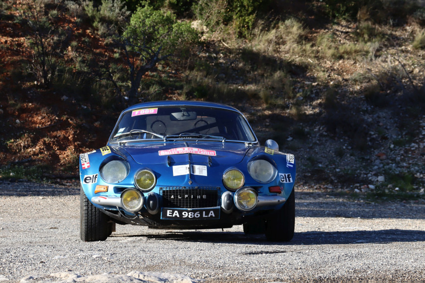 1970 Alpine A110 1600S modifiée groupe 4  No reserve