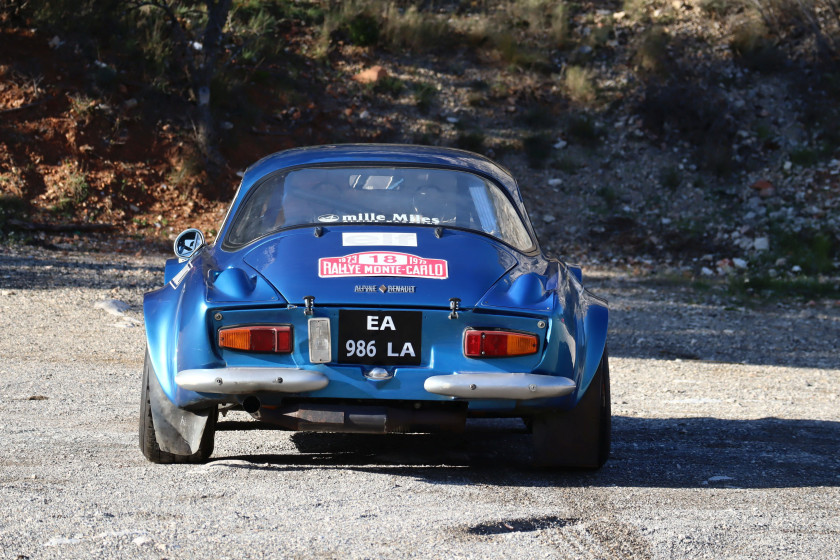 1970 Alpine A110 1600S modifiée groupe 4  No reserve