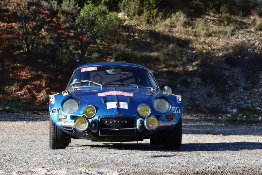 1970 Alpine A110 1600S modifiée groupe 4  No reserve