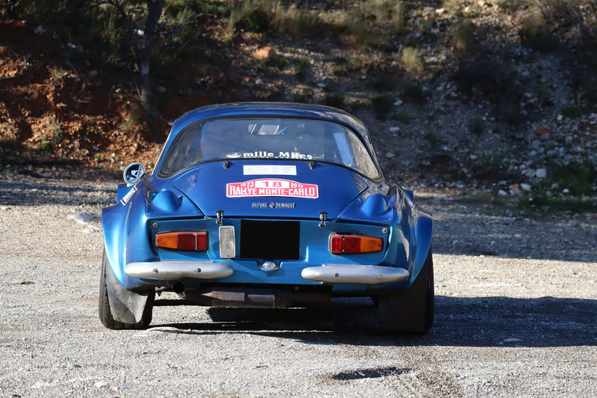 1970 Alpine A110 1600S modifiée groupe 4  No reserve